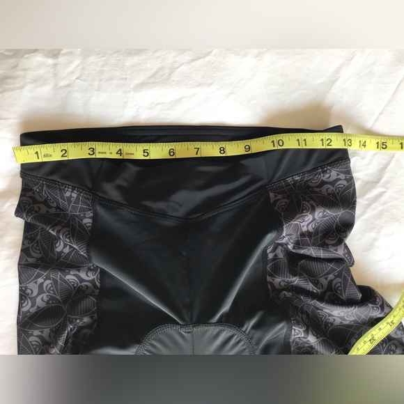 beroy Cycling Spin Class Biker Padded Pull On Shorts Women's Large Back Pocket - Picture 7 of 12